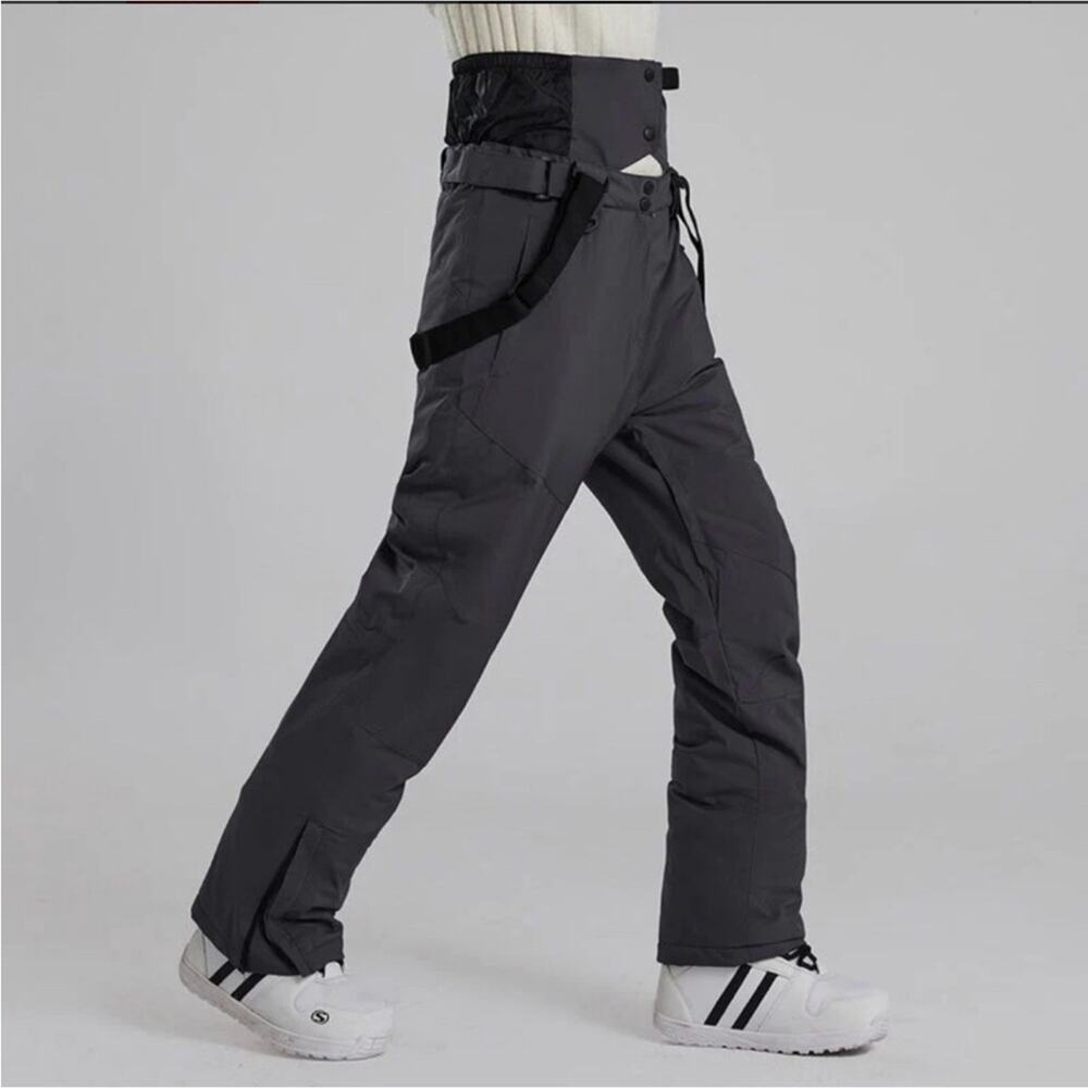 NWOT Unisex Winter Legendary Ski Pants Snow Bibs Large Inseam 28”